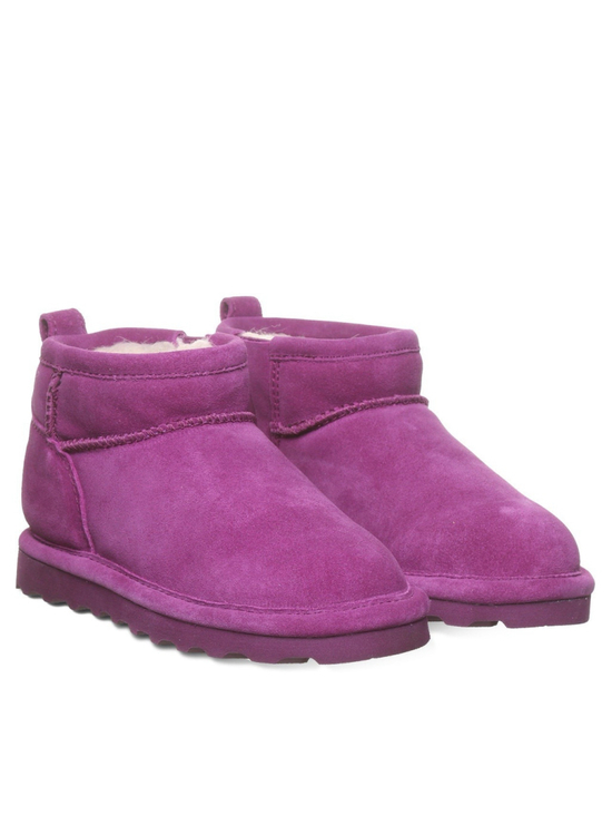 BEARPAW Other - BEARPAW SHORTY HYPNOTIC VIOLET GRAPE PURPLE SUEDE MINI BOOTS 6 NEW!